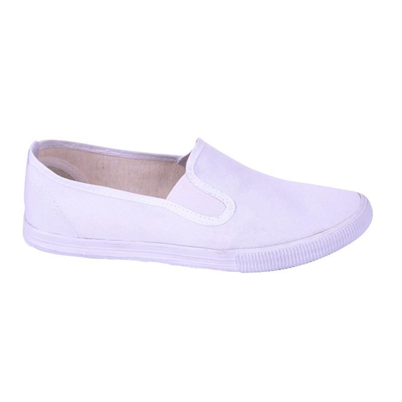 Medical Supplies White Canvas Men's Cloth Shoes Shoes Support Sample Customization White Pharmaceutical Factory Men and Women Workshop Work Shoes