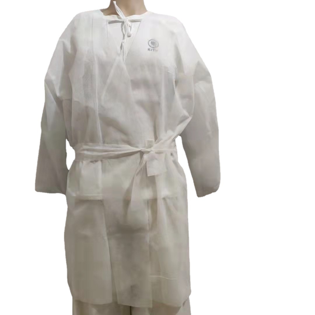 厂家现货批发一次性孝衣无纺布孝服祭祀白事专用白大褂等殡葬用品