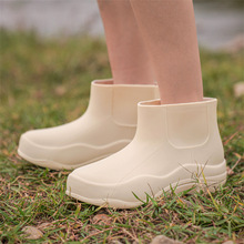日式雨鞋女2024新款常规款单鞋短筒雨靴软底胶鞋成人水鞋女士胶鞋