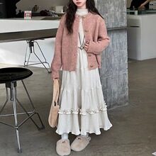 欧货重磅2025年冬新款女装时尚百搭针织开衫高级感穿搭漂亮上衣潮