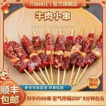 齐函杨佳牛肉串东北烧烤儿童小肉串1000g齐齐哈尔烤串食材半成品