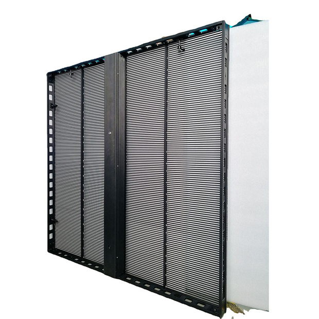 p2.6led透明屏格栅全彩电子屏网格屏大厦幕墙透明广告显示屏定制