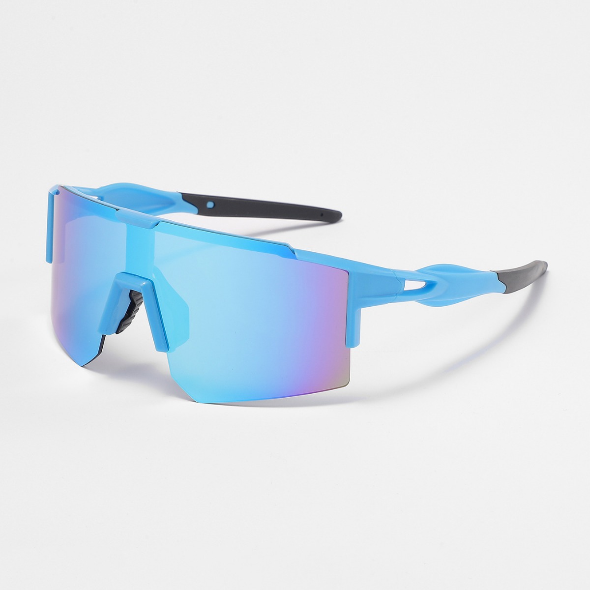 骑行眼镜大框一体炫彩镜片防风防紫外线墨镜跑步登山护目镜滑雪镜