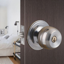 不锈钢5831球形门锁 卧室房间木门卫生间球锁工程铜胆圆把手球锁