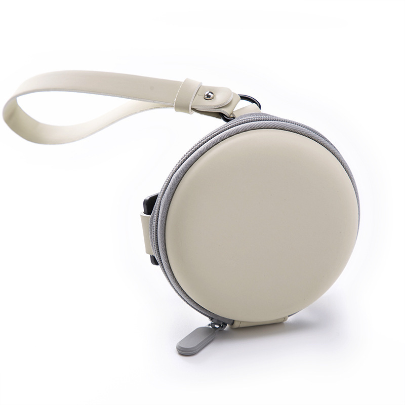 2024 Focus under the Same Fashion Glasses Case New Folding Sunglasses Bag Portable Jewelry Zipper Box round Box