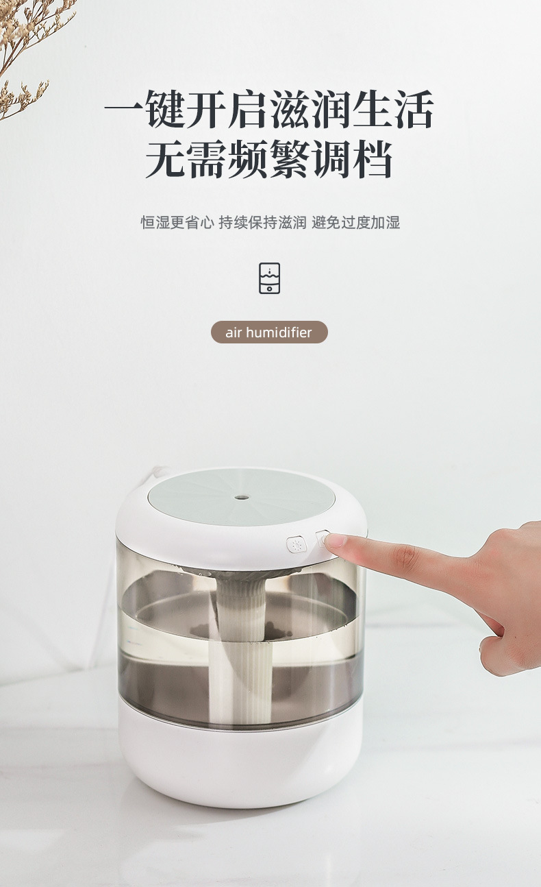 车载空气加湿器家用大雾量 迷你桌面usb七彩灯香薰雾化器礼品批发