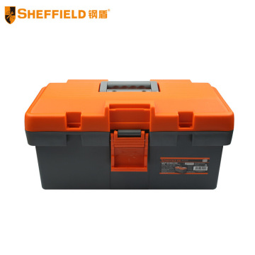 钢盾s024004 15寸塑料工具箱 大号多功能家用电工工具盒车载收纳