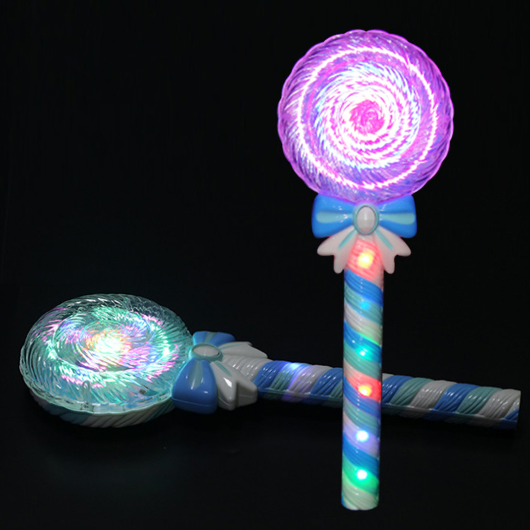 新品 彩色13灯棒棒糖转球棒 闪光仙女棒 大号棒棒糖