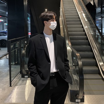 感小西装外套男春秋装新款轻熟风韩版炸街休闲痞帅西服潮流男