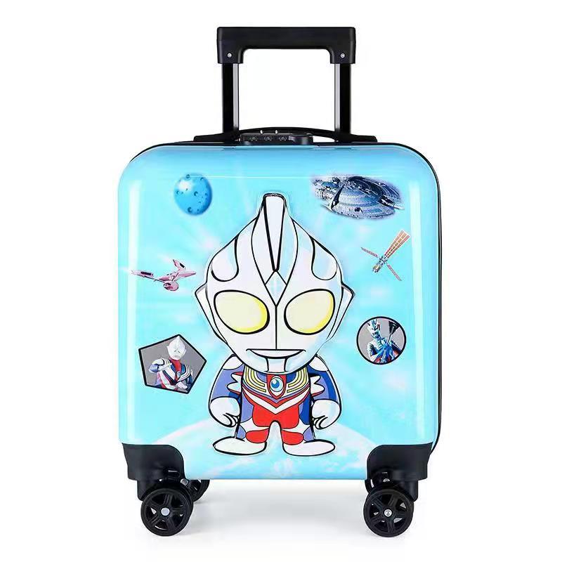 Factory Wholesale 2022 New Children's Trolley Case Cartoon Animation Primary School Student Luggage Universal Wheel Suitcase