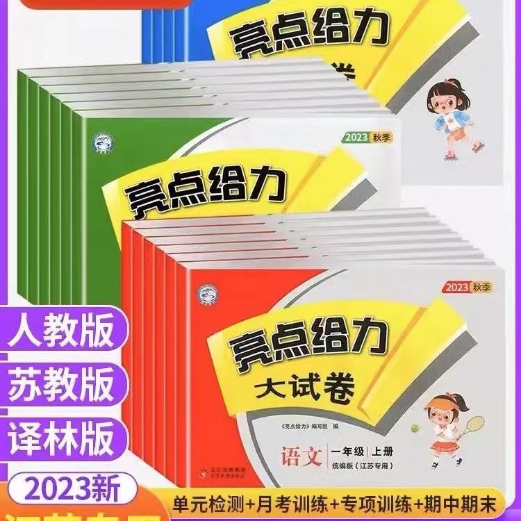 2024春季正版亮点大试卷一二三四五六年级亮点下提优提优课时作业