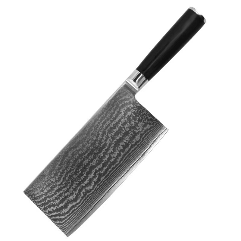 Damascus Steel Kitchen Knife Household Black Color Wooden Handle Chef Knife Chef Knife Used in Kitchen Western Cooking Knife Suit