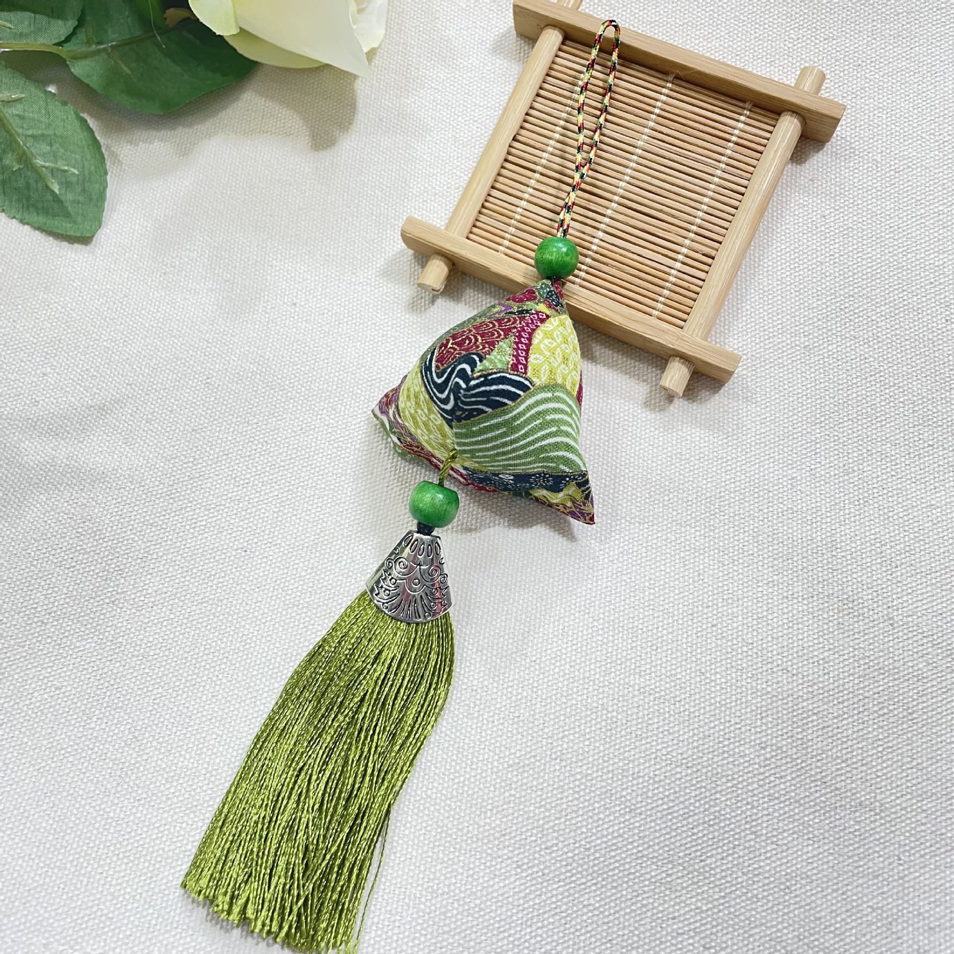 香囊艾草粽子荷包艾草香包挂件福粽古风小礼品随身香袋端午节