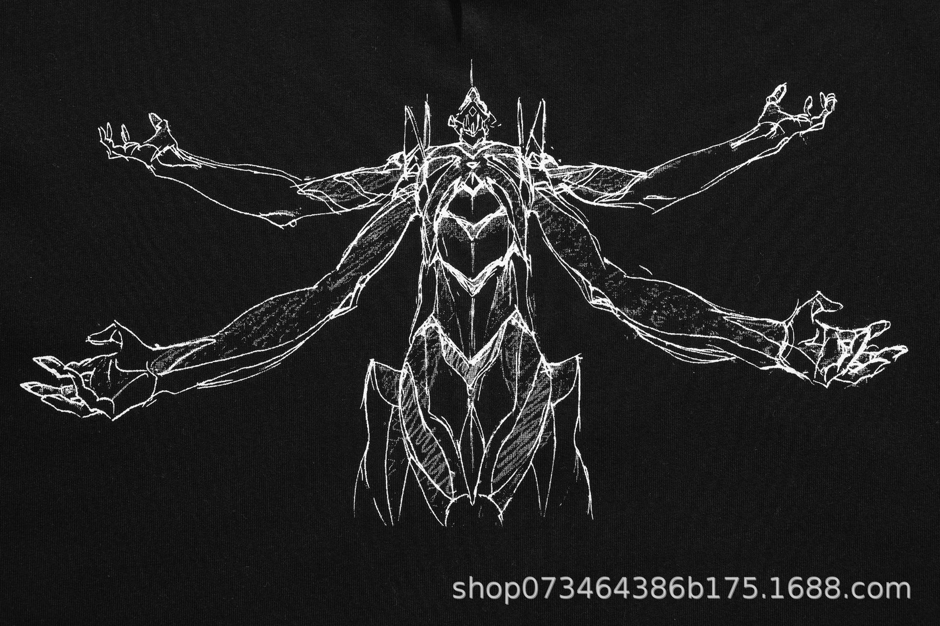 undercover 联名eva福音战士13号机神话形态二次元短袖t恤