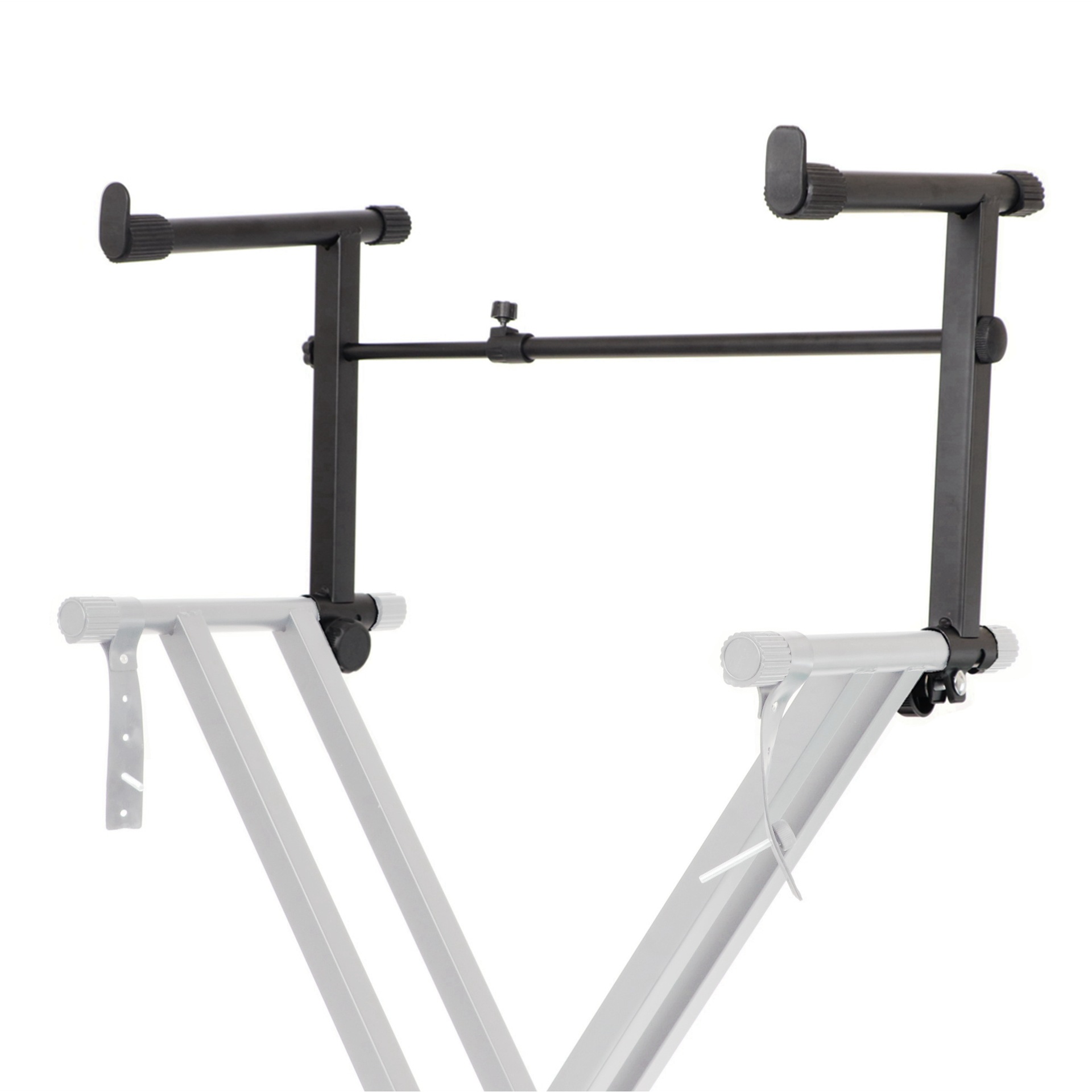 加高架 X架双管加高架电子琴架 双层电子琴架双排键 双键盘支架