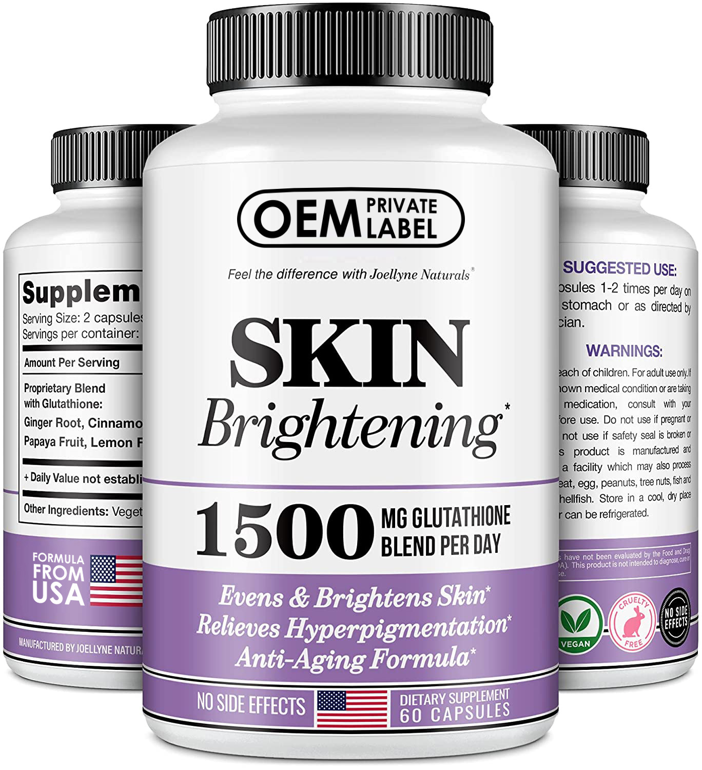 工厂批发热卖品-skin brightening谷胱甘肽美肤胶囊 glutathione