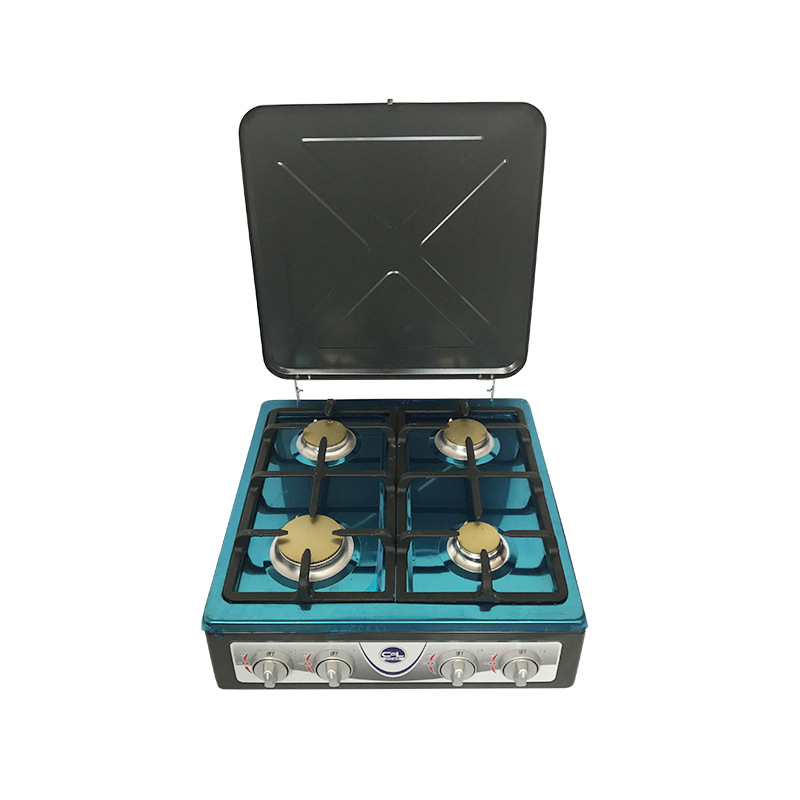 Supply European-Style Easy Using Stoves Gas Multiple Stoves Stove Household Outdoor Desktop Four-Head Gas Stove