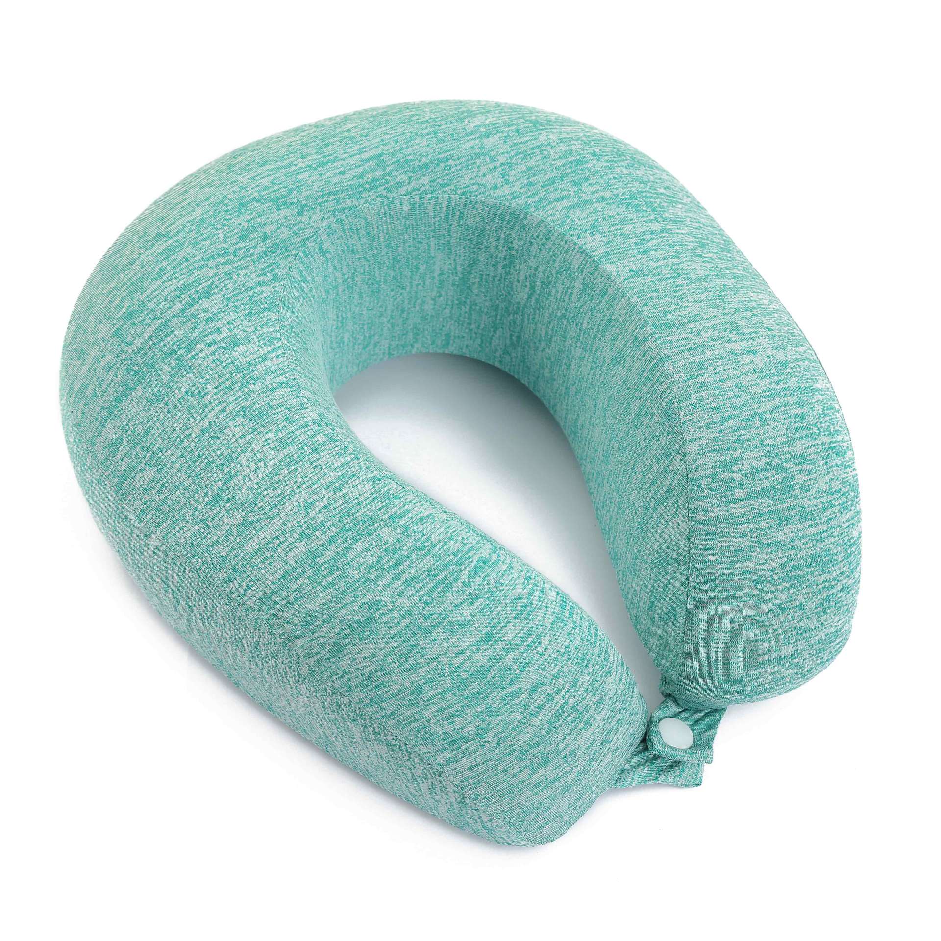 新款u型枕创意速干面料记忆棉颈枕时尚简约鸭舌款旅行护脖枕批发