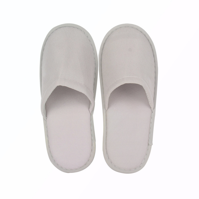 Hotel Dedicated Disposable Slippers Hotel B & B Half Pack Non-Woven Non-Slip Thickened Brushed Wholesale Logo