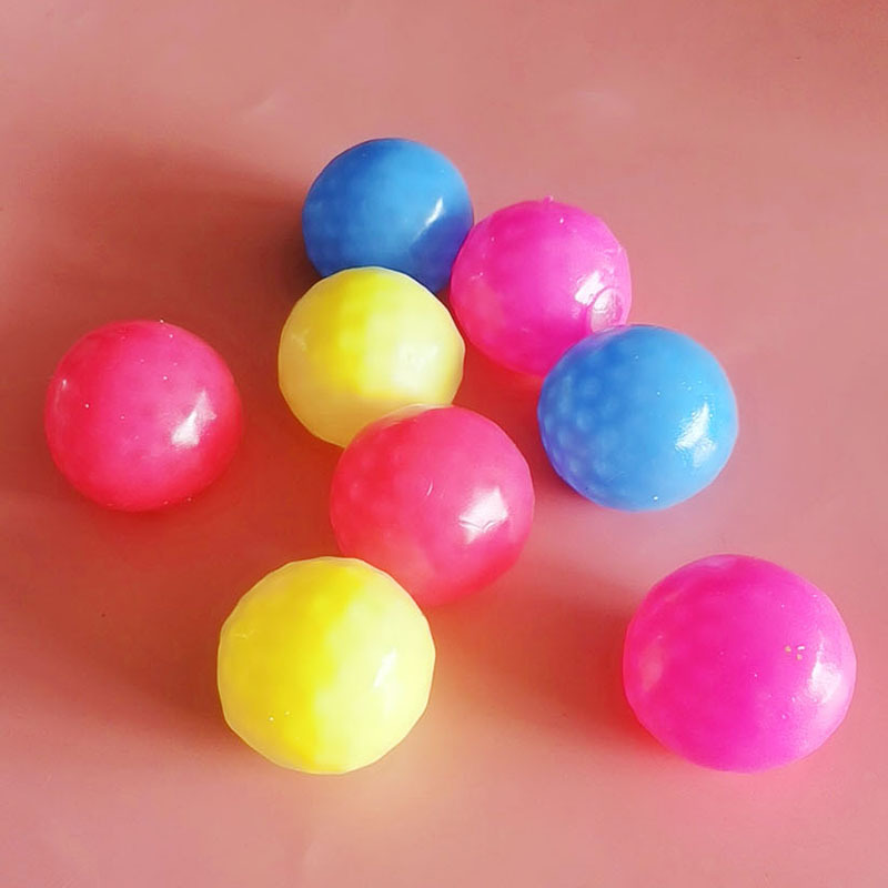 抖音同款粘墙球 减压吸顶球 趣味粘靶球粘粘球黏黏球挤压发泄球