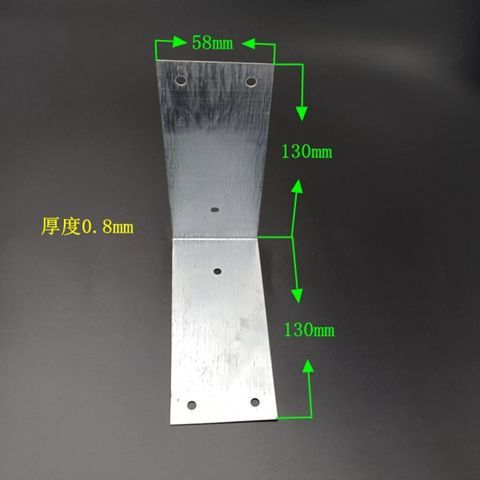 建筑工程空气泡沫加气轻质砖连接片铁片砌墙l型角码连接件镀锌板