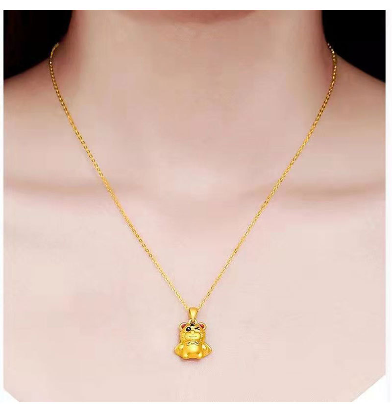 越南沙金小飞虎虎年项链妈妈首饰纯正品项链妈妈婚庆久不褪色网红