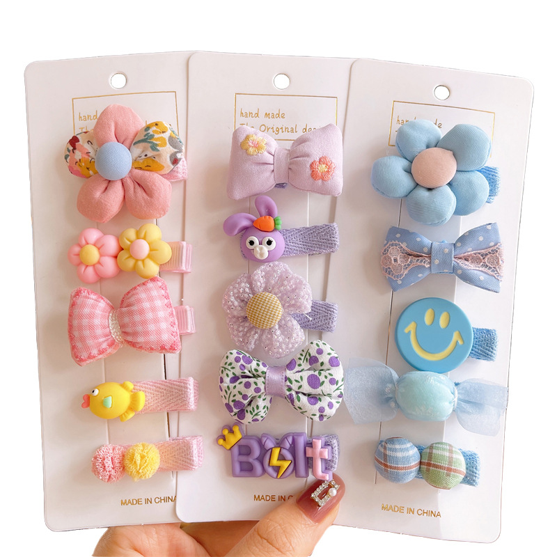 Baby Hair Clips Baby Girl Hair Accessories Children Little Girl Hairclip Does Not Hurt Hairpin Infant Clip Hair Volume Less