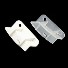 生产白色透明吸顶灯罩底盘卡扣卡脚 卡子塑料灯脚罩子塑料旋转卡