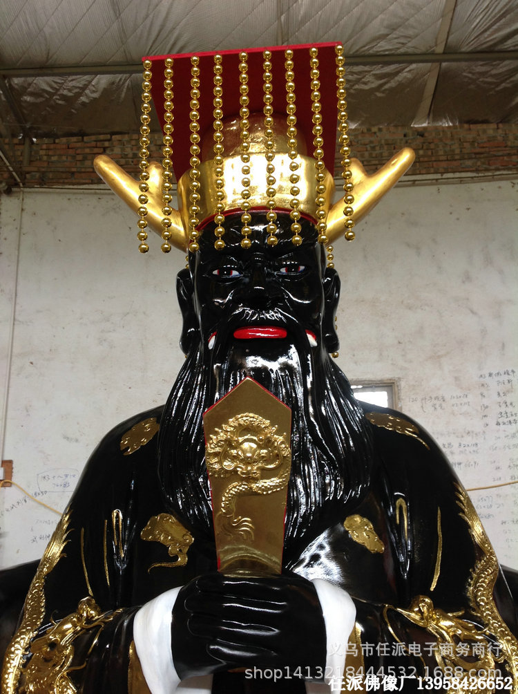 四海龙王2米树脂佛像批发龙王像东海南海西海北海龙王寺院摆件