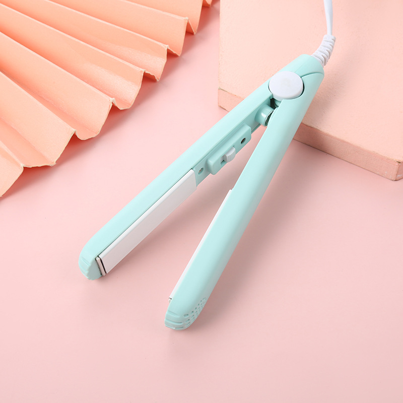 Hair Styling Iron Hair Straightener Student Mini Female Small Electric Hair Straightener Hair Curler and Straightener Dual-Use Bangs Hair Straightener and Curler Factory Direct Sales