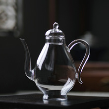 GPW5玻璃执壶仿宋耐热可煮宋风一人小茶壶绿茶专用手执泡茶壶茶杯