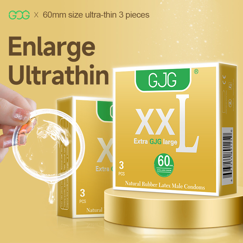 英文版3只装避孕套男士大号专用套超薄裸入xxl酒店成人激情安全套