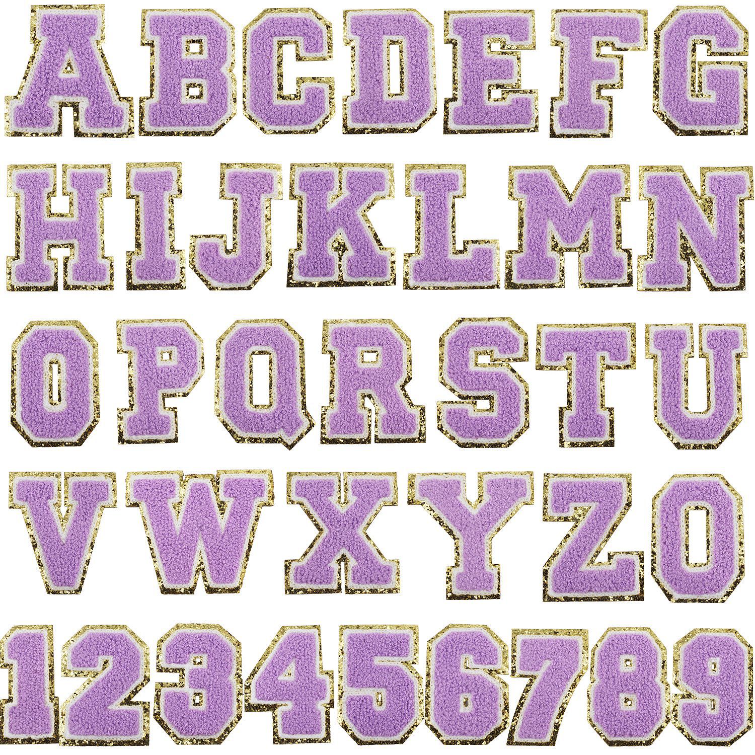 啸天刺绣布贴英文字母补丁贴衣服章仔电脑绣花标毛巾绣刺绣贴熨烫