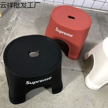 supreme塑料板凳成人儿童家用便携小板凳加厚耐摔防滑室外矮凳子