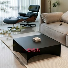 LT意式极简茶几黑色长方形设计师客厅沙发组合家用创意简约大小户