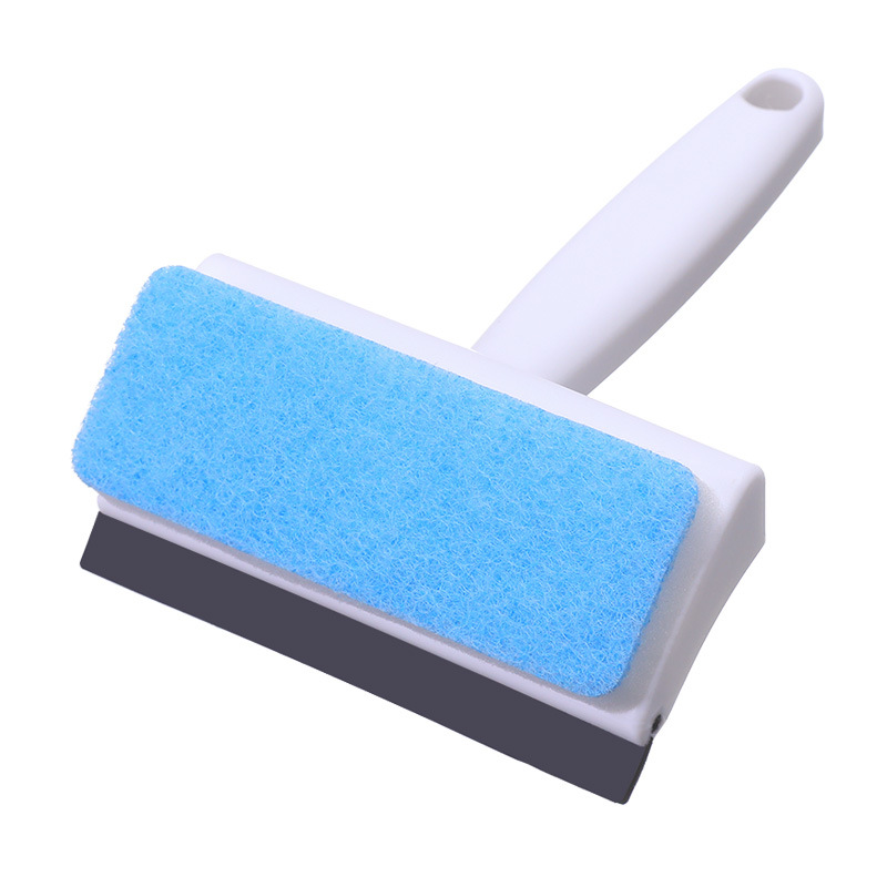 Flexible Glue Glass Wiper Blade Household Double-Sided Cleaning Brush Glass Fabulous Tool Wall Scraping Dual-Use Cleaning Brush