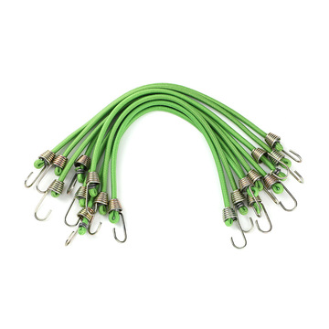 跨境25cm乳胶迷你绳行李绳捆松紧绑带多功能4mm橡胶带钩弹力绳