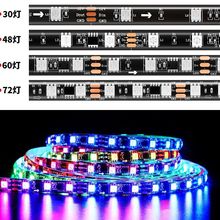 12V七彩软灯带WS2811单点单控 全彩幻彩工程款LED灯可编程外置IC