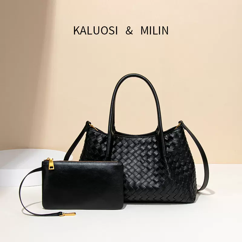 春夏新款外贸包包女纯手工编织托特包单肩斜挎包洋气手拎包托特包