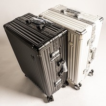 爱立行潮牌高品质行李箱铝镁合金边框更高级质感商务海关锁拉杆箱