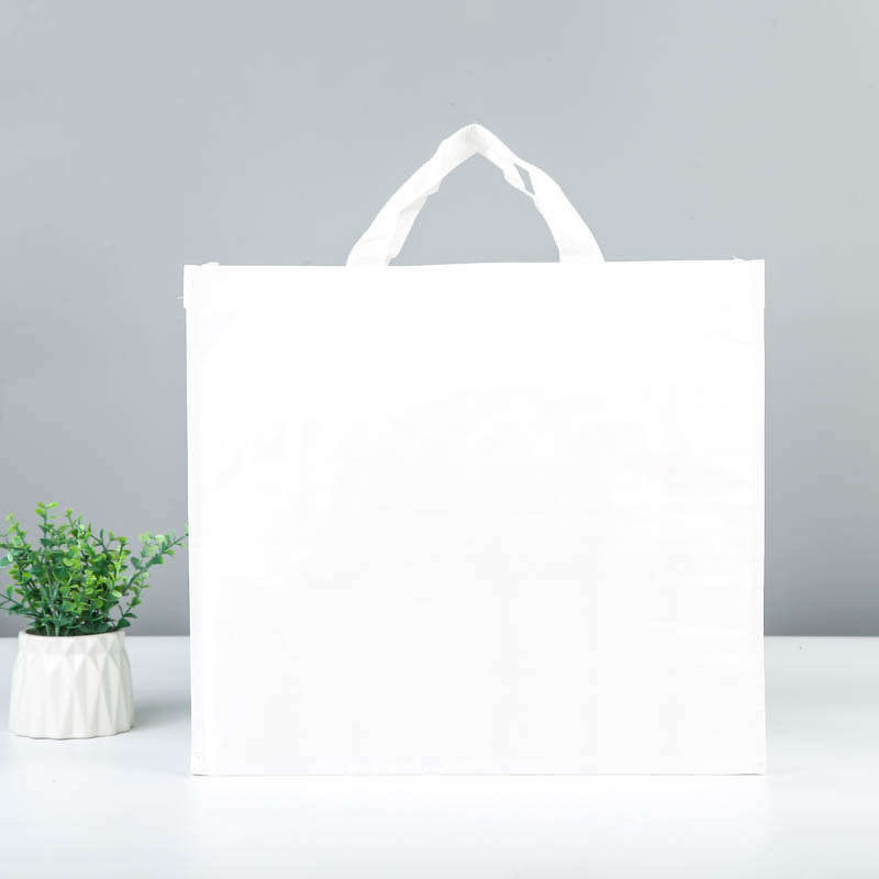 白纸袋手提袋印刷logo图案服装店购物袋高档礼品烘焙包装袋