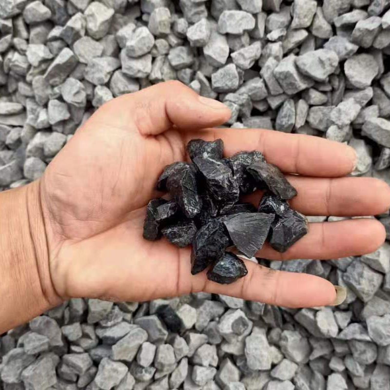 玄武岩铺路用石子石米建筑石子黑色灰色玄武岩高速铁路用玄武岩