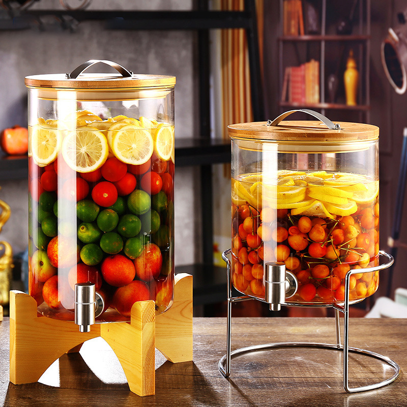 茶歇饮料桶带龙头冰箱自制冰镇水果奶茶大容量网红可乐容器果汁罐