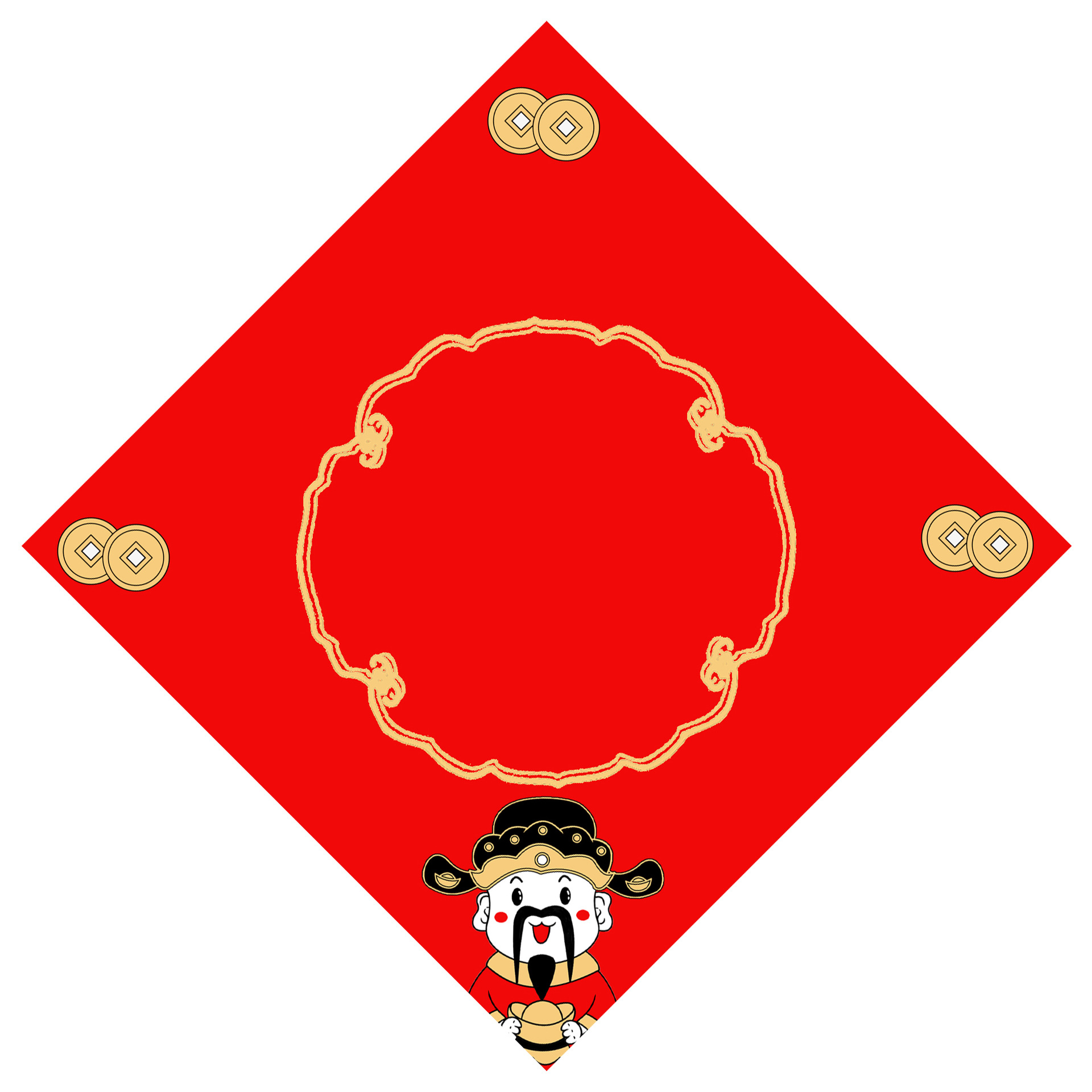 万年红蜡染春福字纯手工手写空白对联斗方33*33红纸春联对联批发