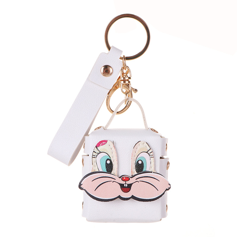 Cartoon Cute Mini Rabbit Pattern Bag Multi-Color Girl Bluetooth Headset Keychain Bag