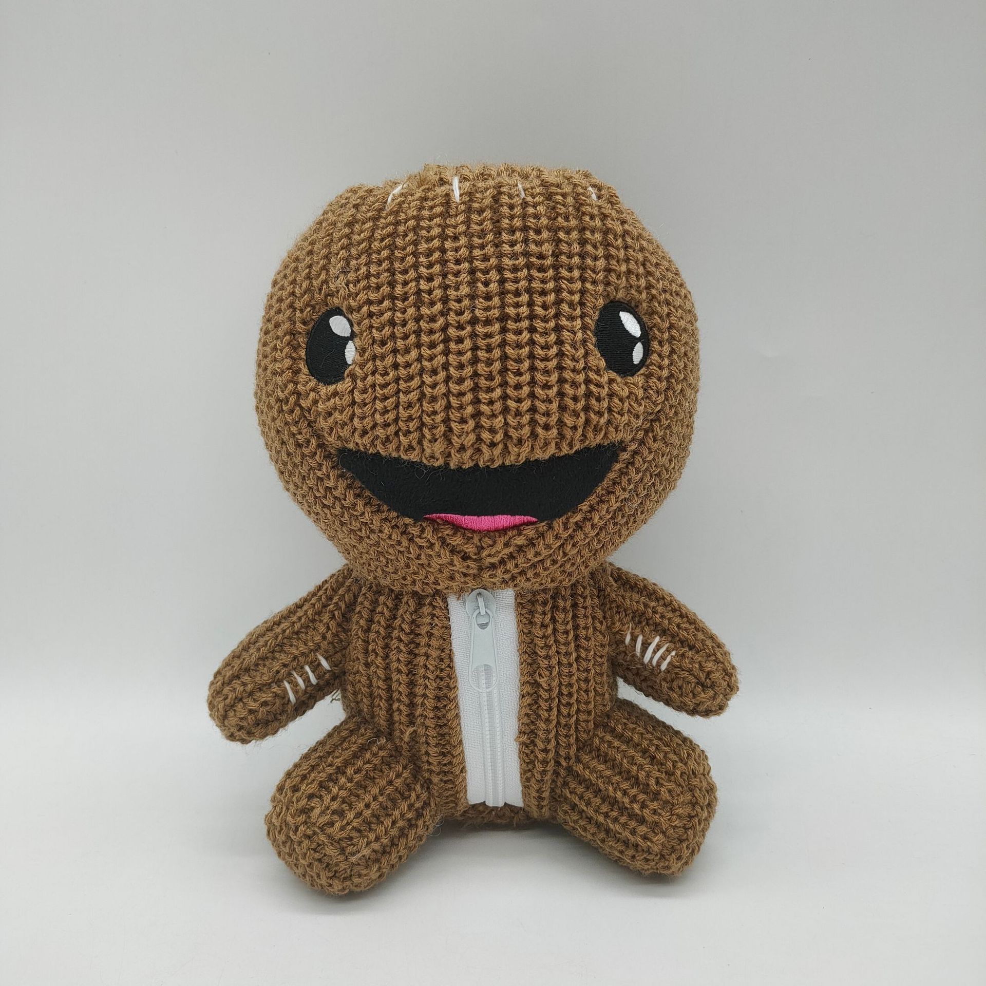 跨境新品 sackboy plush 麻布仔大冒险毛绒玩具 游戏周边公仔玩偶