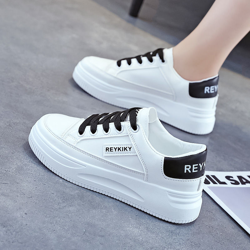 2024年春季新款爆款小白鞋女鞋厚底百搭学生板鞋休闲鞋子女白鞋子