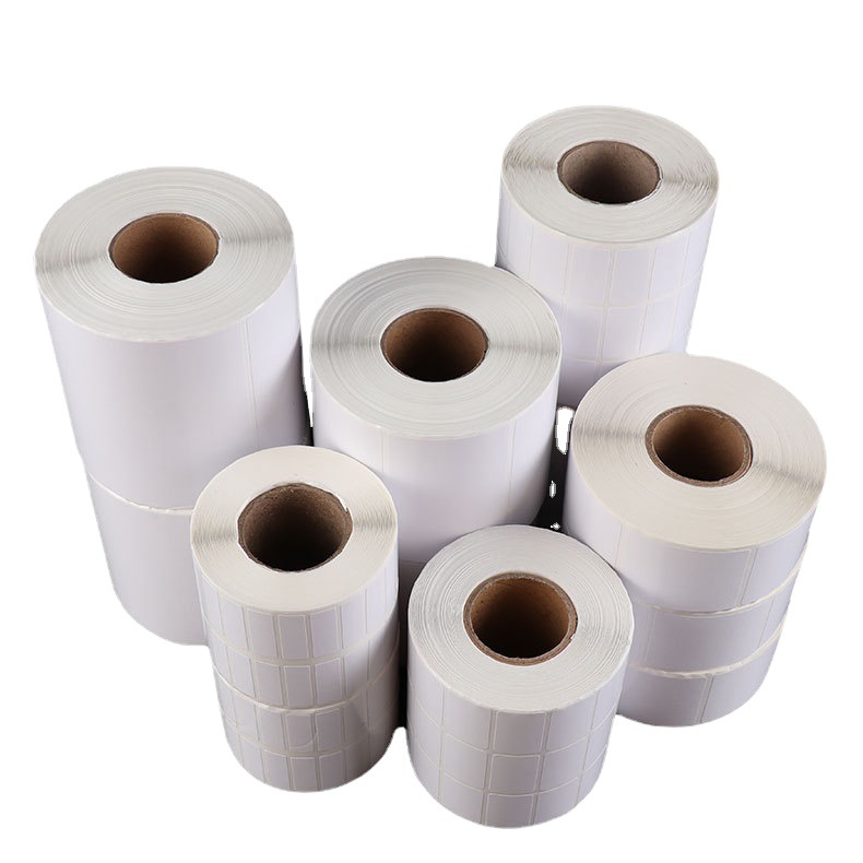 珠宝标签 pvc不干胶标签纸 热印覆光膜首饰标签纸可印制logo