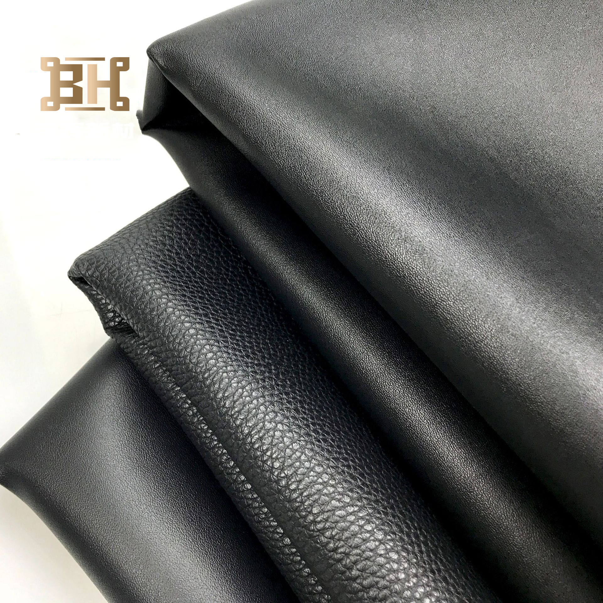 厂家直销黑色经典皮革荔枝纹十字纹1.0毛底手袋箱包办公座椅辅料