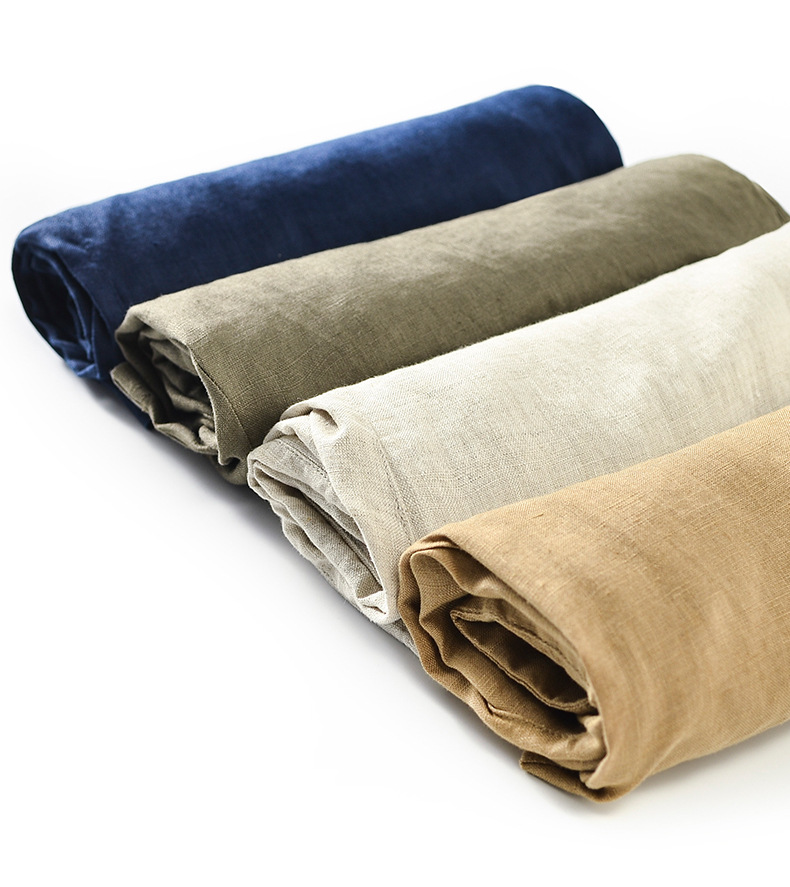 无印良品亚麻短裤男韩版潮流夏季宽松休闲大裤衩外穿亚麻五分裤子